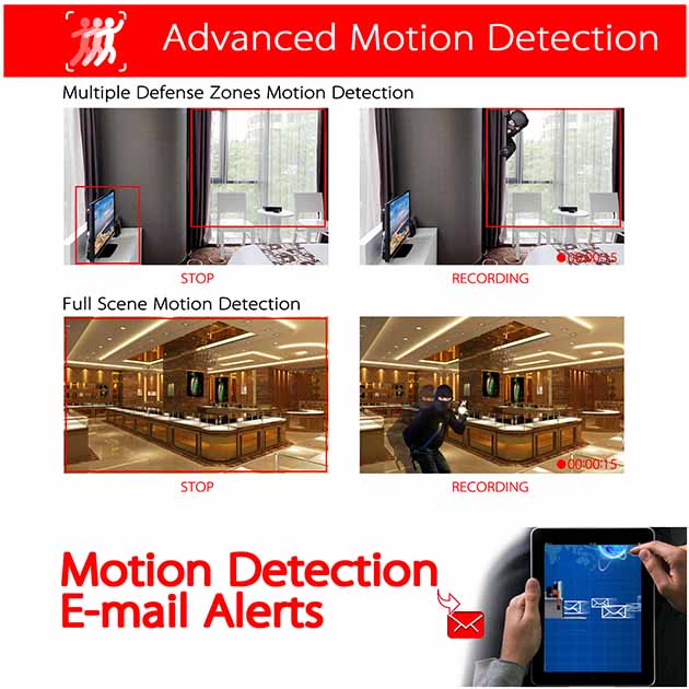 CCTV Surveillance Security System 4 Channels DVR