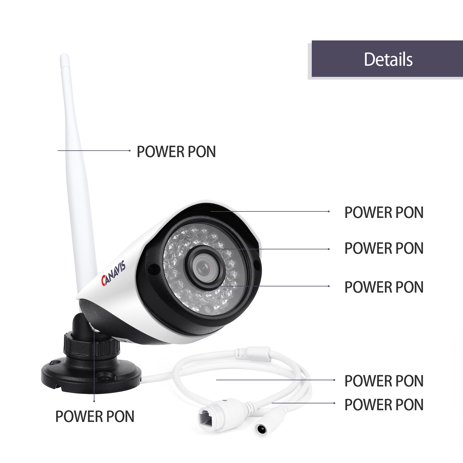 8CH 1080P Wireless Camera System