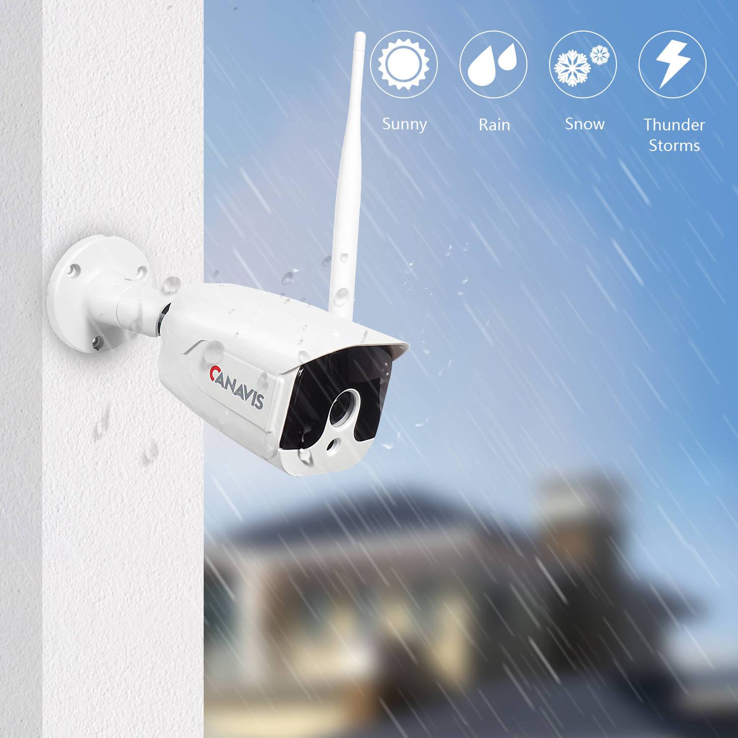 4CH 1080P Wireless Camera System