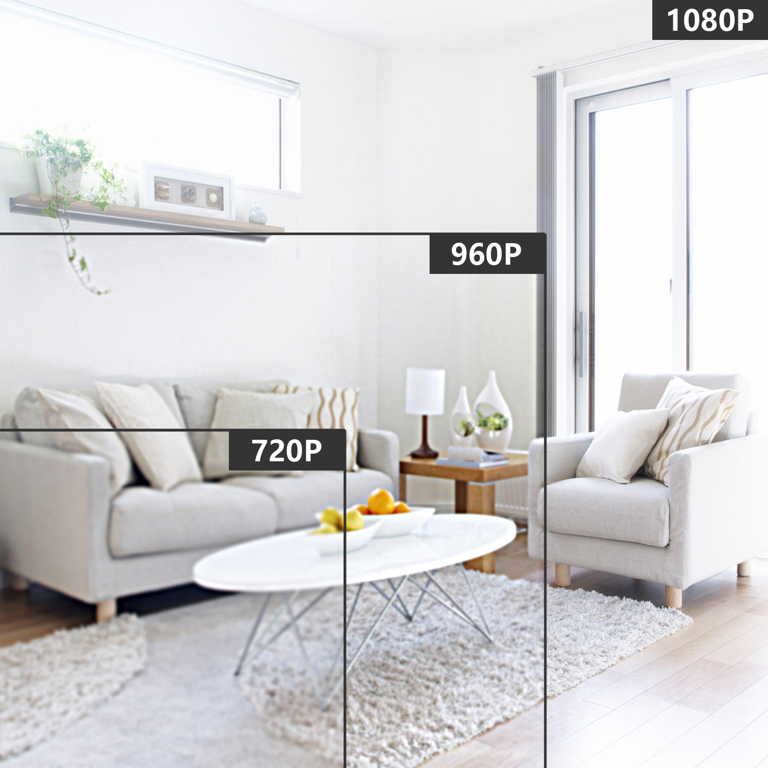 4CH 1080P Wireless Camera System
