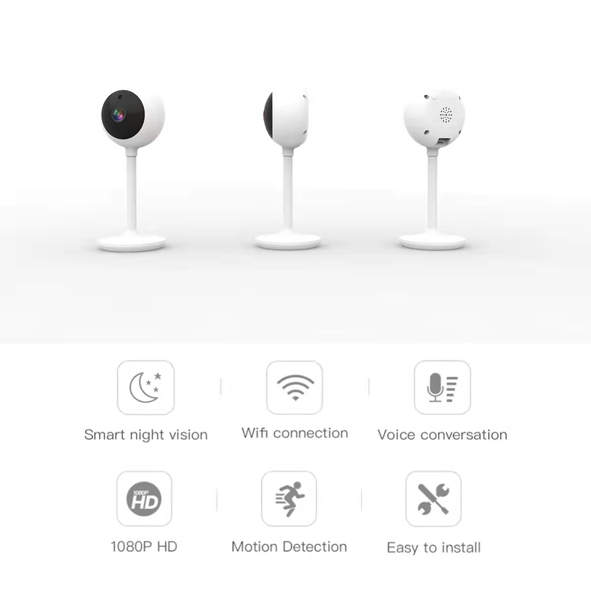 wireless wifi mini cctv smart home security camera small indoor baby camera  portable ip camera