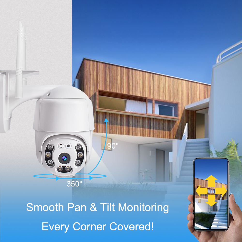 Factory Wholesale Waterproof New Model Full Color Wifi Intelligent Security Wireless Camera