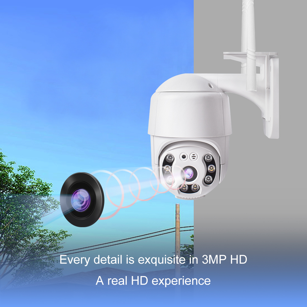 Factory Wholesale Waterproof New Model Full Color Wifi Intelligent Security Wireless Camera