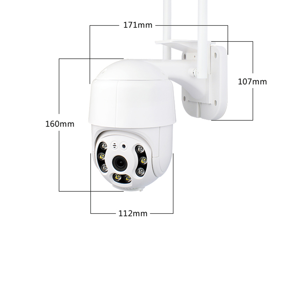 Factory Wholesale Waterproof New Model Full Color Wifi Intelligent Security Wireless Camera
