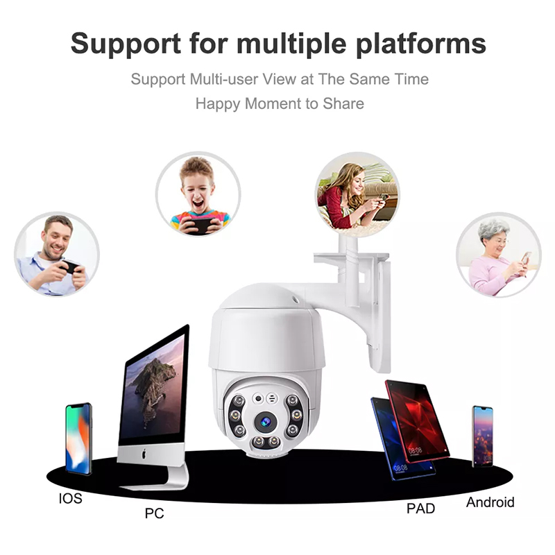 Factory Wholesale Waterproof New Model Full Color Wifi Intelligent Security Wireless Camera