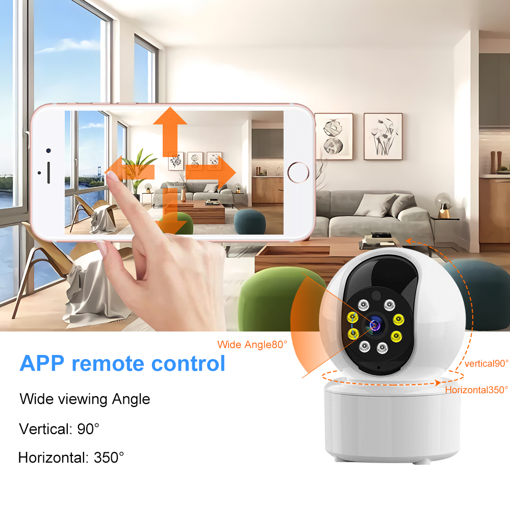 Indoor home security ip ameras surveillance video WIFI cam full hd  cctv smart wifi camera