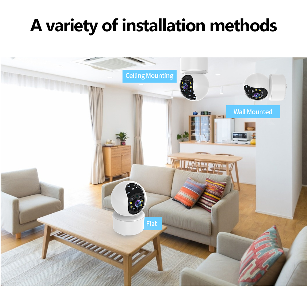 Indoor home security ip ameras surveillance video WIFI cam full hd  cctv smart wifi camera