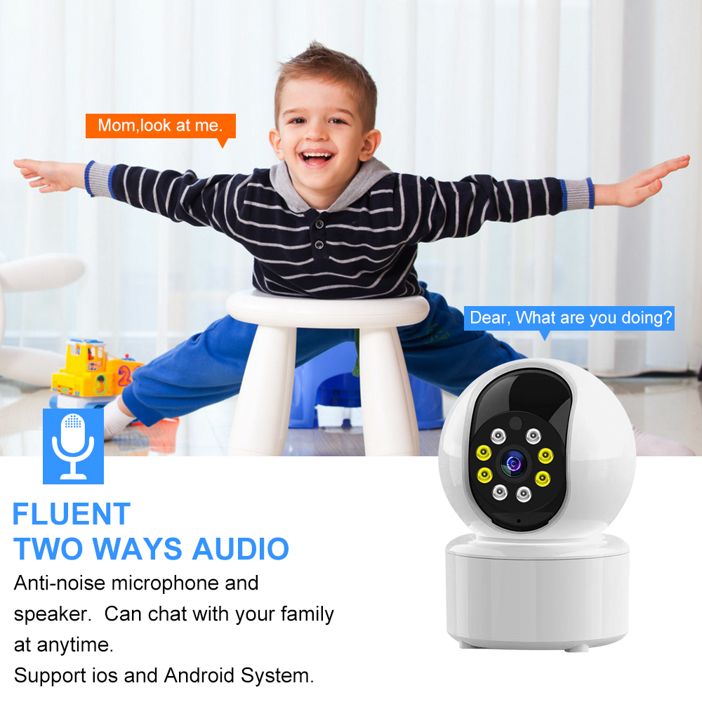 Indoor home security ip ameras surveillance video WIFI cam full hd  cctv smart wifi camera