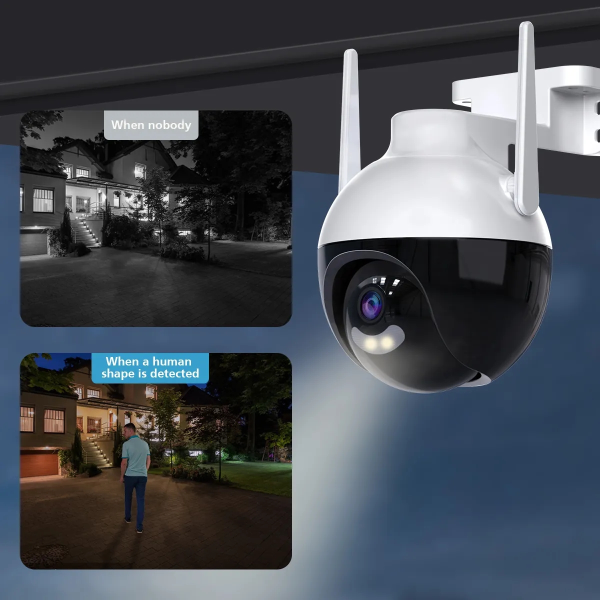 High Quality New Products Outdoor 4MP Ptz Camera 180 Degree Wide Angle Ip Camera Auto Tracking Outdoor Ptz Camera