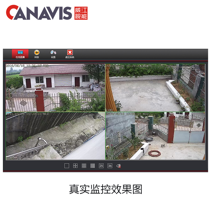 江能威视无线监控套装